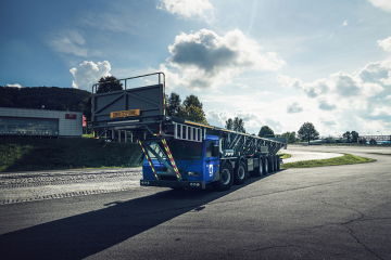 The new longest Tatra truck ever built serves in steelworks