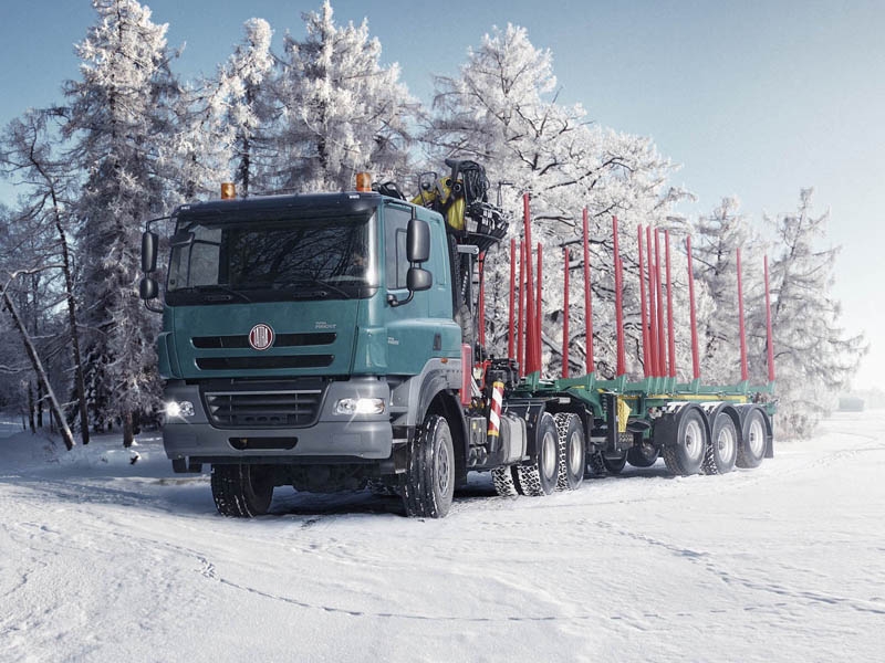 6x6 UNIVERSAL LOG TRUCK :: Tatratrucks.com