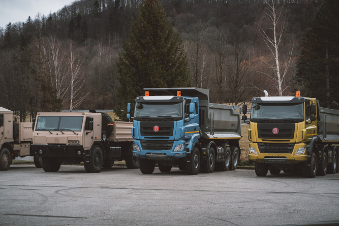 Tatra Trucks produced more vehicles in 2022 than the year before and achieved higher sales than planned