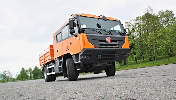 Tatra Trucks and partners develop and test new Tatra Force with automated steering system