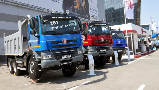 TATRA trucks at STT 2014 in Moscow