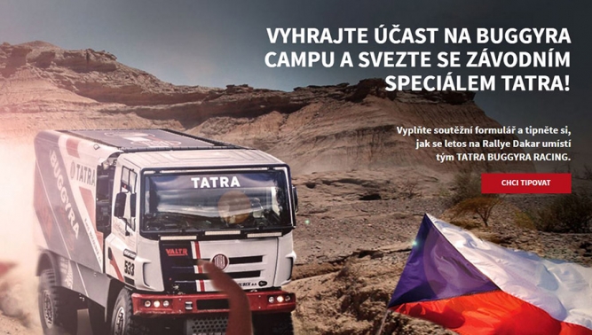 Cheer on and win a ride with TATRA racing truck