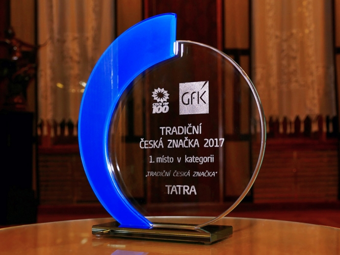 TATRA TRUCKS won the prestigious award Traditional Czech Brand 2017