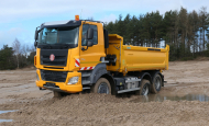 The US Army received the first Tatra Phoenix trucks for military training area service in Germany